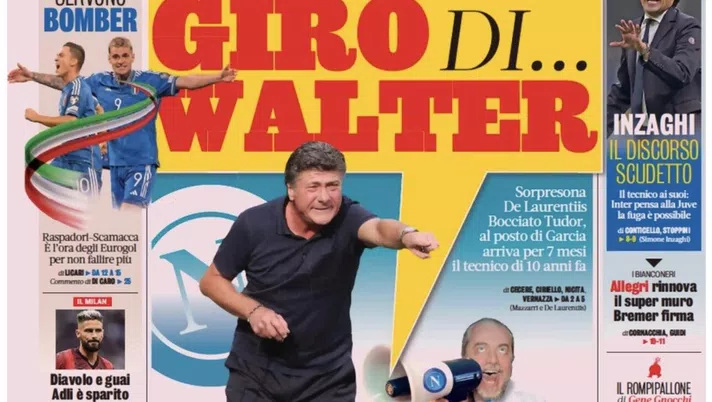 IL NAPOLI SUI MEDIA – Le prime pagine dei giornali di oggi 15 novembre 2023 - immagine 1