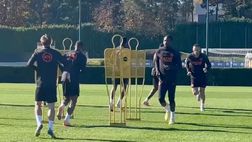VIDEO FCIN1908 / Inter, Thuram lavora in gruppo. E “per abitudine” era andato con…