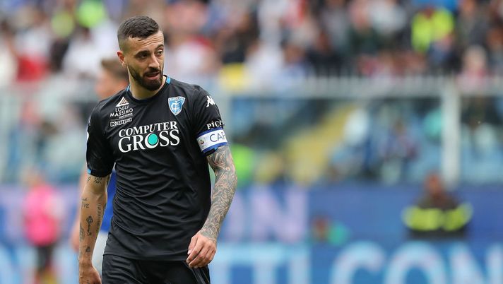 Caputo, attaccante dell'Empoli contro la Sampdoria