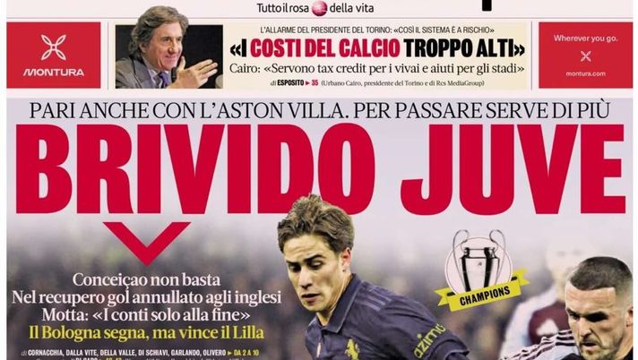 PRIMA PAGINA GAZZETTA DELLO SPORT OGGI: “Inzaghi al rinnovo, ci metto la firma”