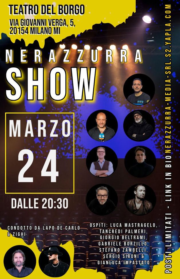 A Milano arriva Nerazzurra show: primo talk show interattivo sull’Inter. Dettagli e biglietti- immagine 2
