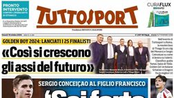 PRIMA PAGINA TUTTOSPORT OGGI: “Calhanoglu «Rapporti personali con gli ultras»”