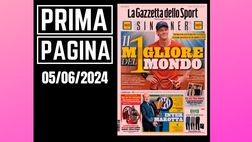 Prima pagina Gazzetta dello Sport: Milan su Lukaku. E sulla fascia…