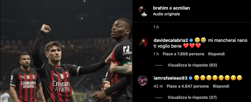 Milan Addio Di Brahim Diaz I Commenti Di Calabria E Leao Pianeta Milan