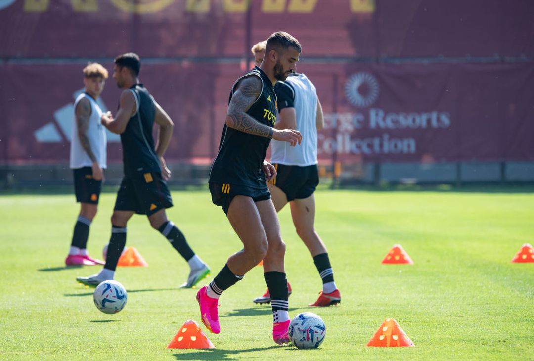 Roma, allenamento mattutino a Trigoria in vista dell’Hellas Verona – FOTO GALLERY - immagine 28