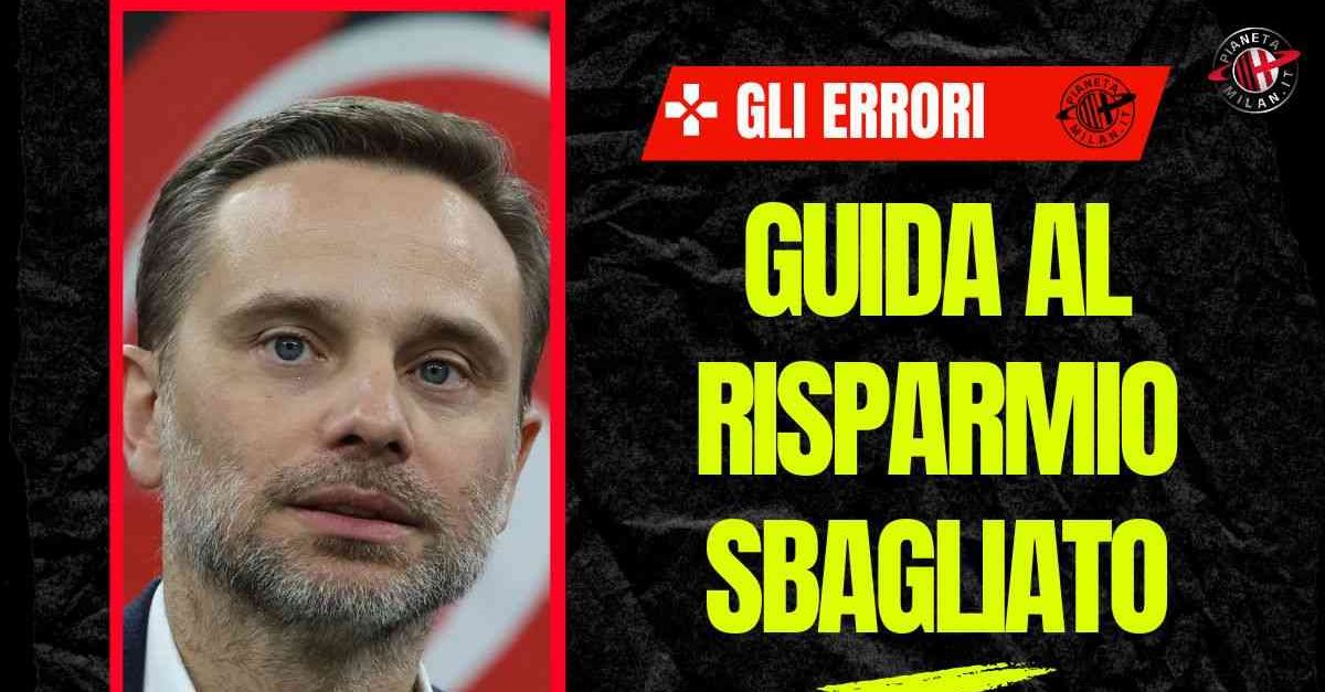 Risparmiati 4 milioni per perderne 100. Gli errori estivi del Milan si fanno sentire Risparmiati 4 milioni per perderne 100. Gli errori estivi del Milan si fanno sentire