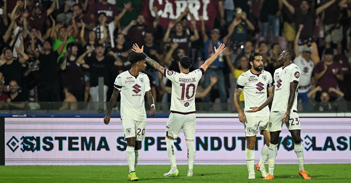 Salernitana-Torino 0-3, Radonjic shines in Toro away win: Goals &  Highlights