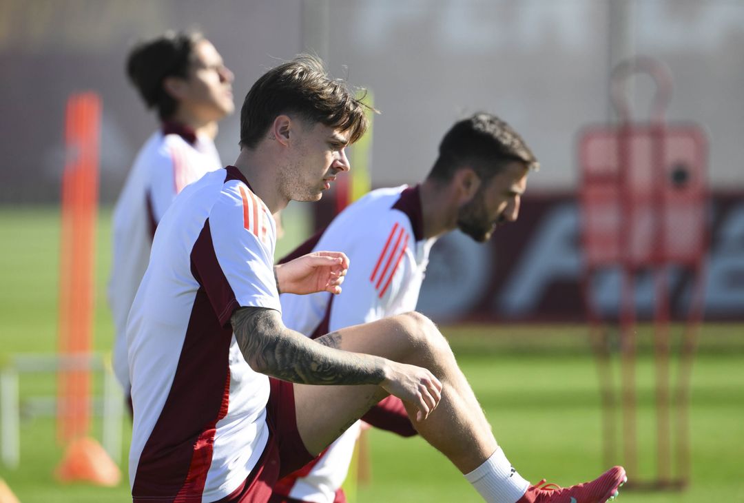 Trigoria, la rifinitura in vista dell’Eintracht Francoforte – FOTO GALLERY - immagine 28