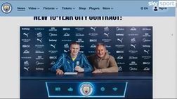 VIDEO / Manchester City, Haaland rinnova per 10 anni