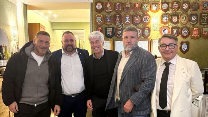 Gasp a cena con Totti: ritorno più vicino. Per Francesco un ruolo operativo - immagine 1