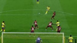 Al-Nassr, Cristiano Ronaldo spacca la porta dell’Al-Riyadh | VIDEO