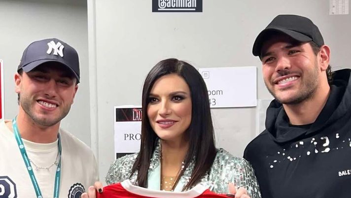 AC Milan Theo Hernández Calabria concerto Pausini