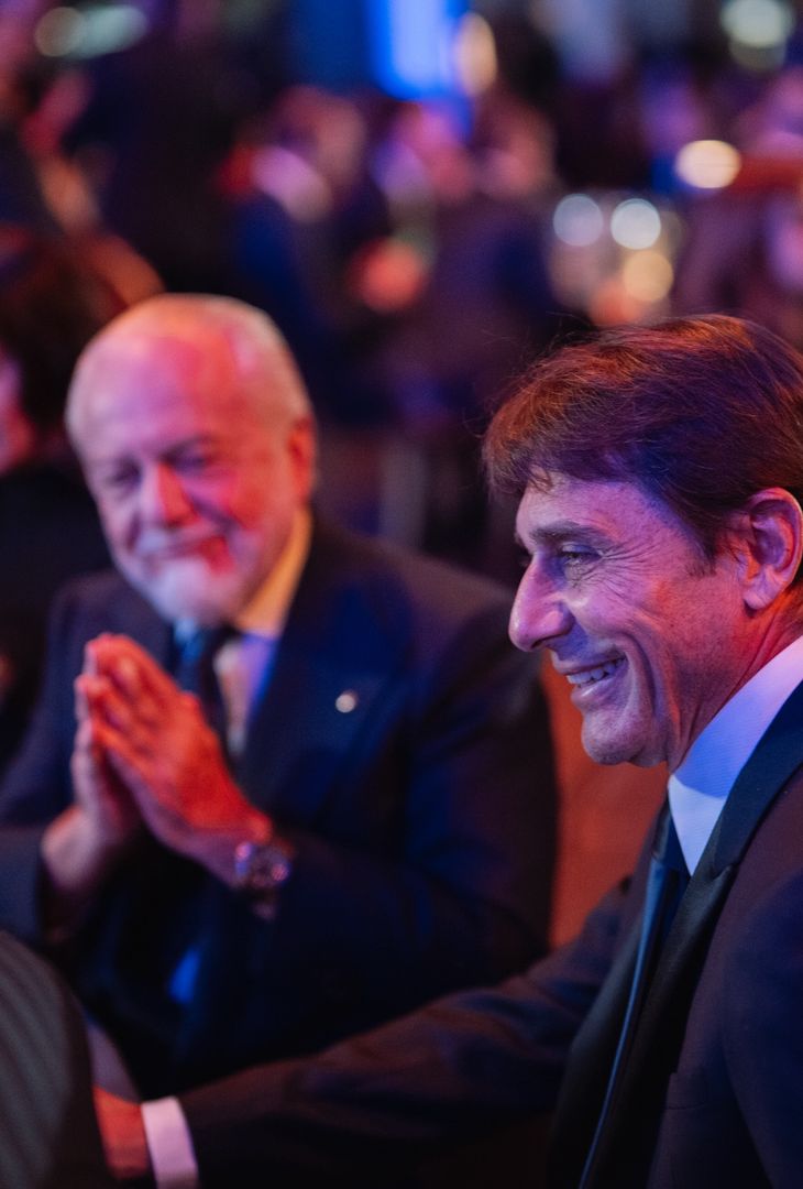 Antonio Conte e Aurelio De Laurentiis