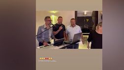 VIDEO / Totti al Karaoke: canta Felicità di Albano