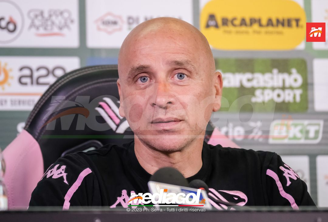 FOTO PALERMO, verso la Spal: Mister Eugenio Corini in conferenza stampa (GALLERY) - immagine 4