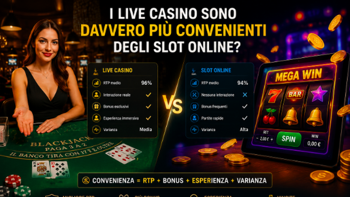 I live casino sono davvero più convenienti degli slot online? I live casino sono davvero più convenienti degli slot online? - immagine 1