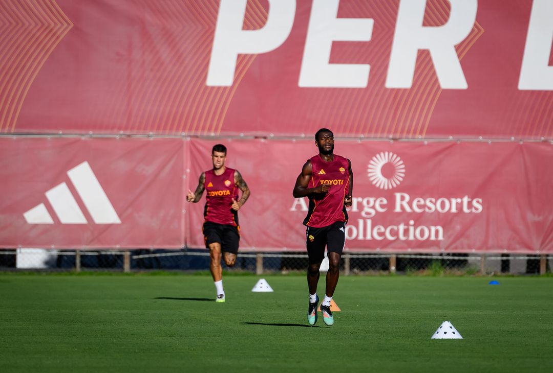 Raduno Roma, il primo allenamento di Wesley e Vasquez a Trigoria- FOTO GALLERY - immagine 24