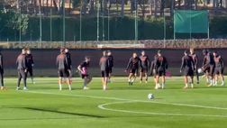 VIDEO FCIN1908 / Carica nel tornello: l’Inter si allena in vista del Liverpool