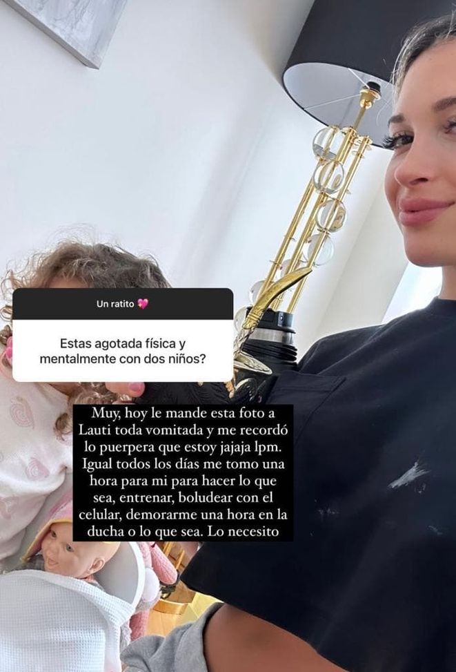 Lady Lautaro esausta con i due bimbi: “Ho mandato una foto a Lauti, mi ha ricordato…”- immagine 3