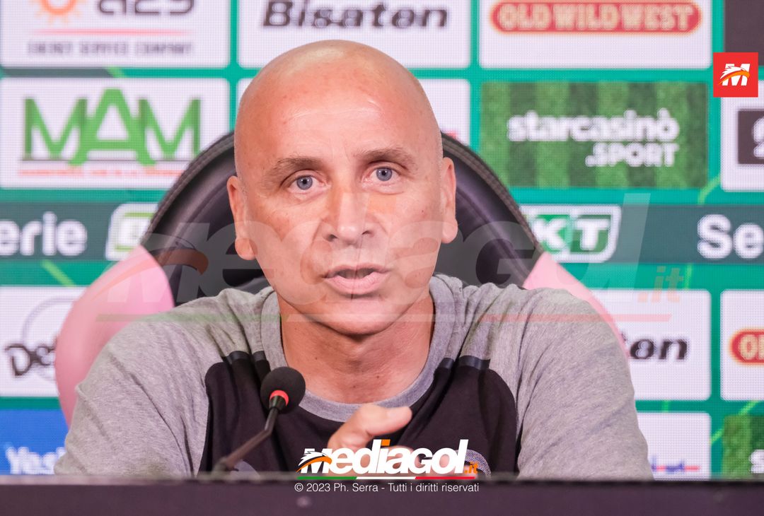 FOTO PALERMO, verso la Reggiana: Eugenio Corini in sala stampa (GALLERY) - immagine 23