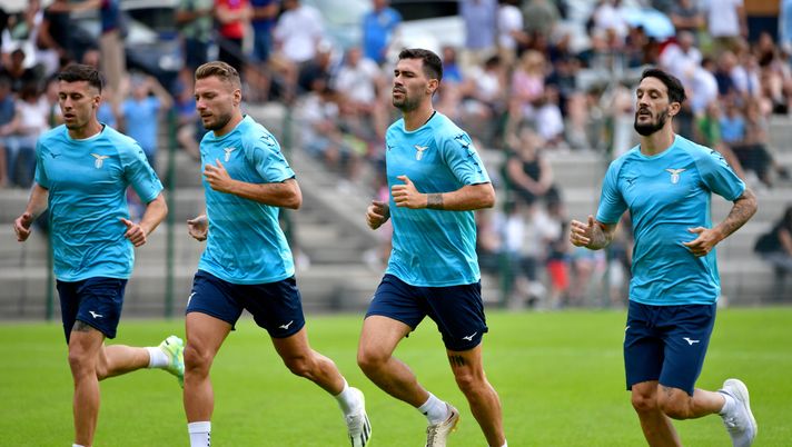 Nicolò Casale, Ciro Immobile, Alessio Romagnoli e Luis Alberto