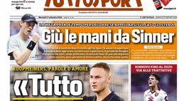 PRIMA PAGINA TUTTOSPORT OGGI: “Koopmeiners, parole d’amore: Tutto per la Juve”