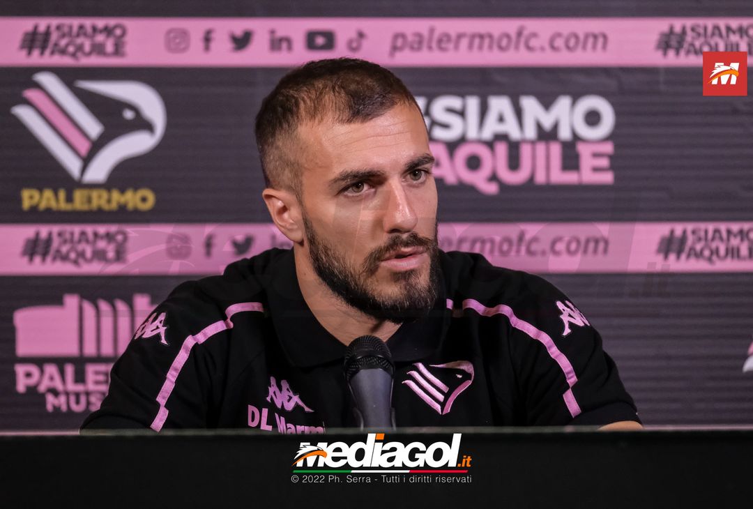 FOTO RITIRO PALERMO, la conferenza stampa di Nicola Valente (Gallery) - immagine 21