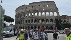 Il Colosseo e la Finale: ci sono anche loro, i tifosi bolognesi