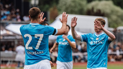 Il Napoli chiude il primo tempo avanti di due gol: le foto più belle LA GALLERY