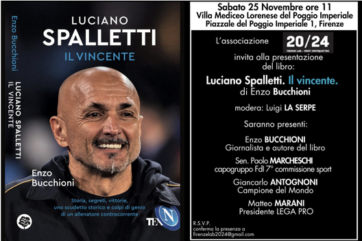 Sabato mattina la presentazione di “Luciano Spalletti. Il vincente”- immagine 2