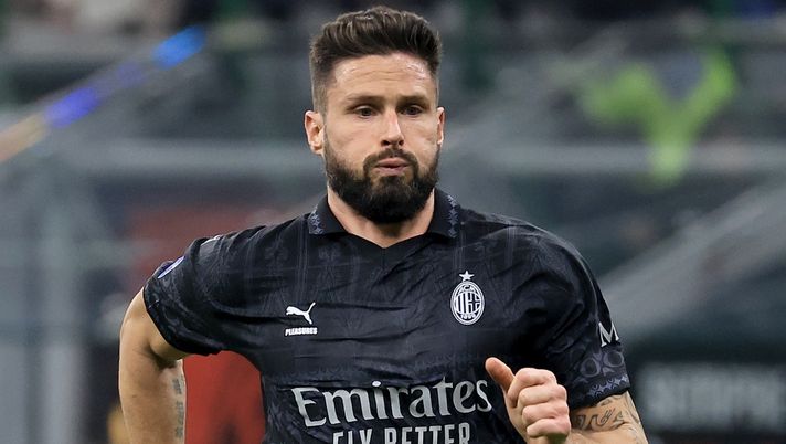 Olivier Giroud AC Milan Milan-Napoli 1-0 Serie A 2023-2024