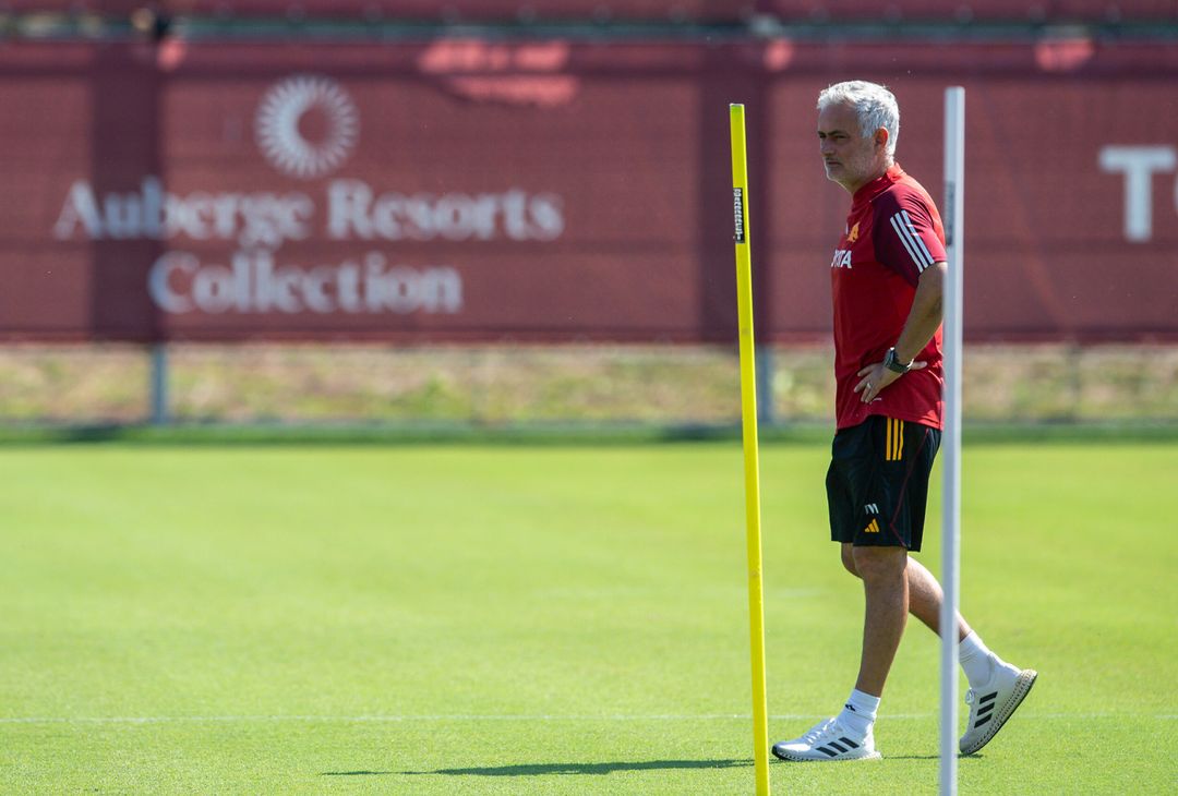 Roma, l’allenamento a tre giorni dall’esordio con la Salernitana – FOTO GALLERY - immagine 4