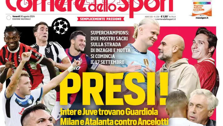 PRIMA PAGINA CORRIERE DELLO SPORT OGGI: “McTominay in trionfo. Conte applaude” - immagine 1