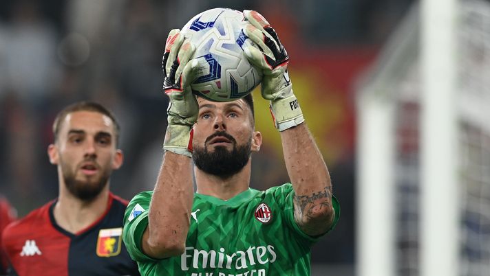 Olivier Giroud AC Milan Genoa-Milan 0-1 Serie A 2023-2024
