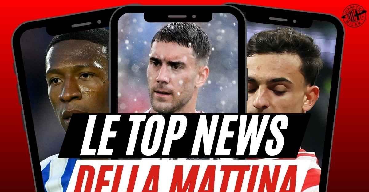 Top News Calciomercato Milan: Allegri chiama Vlahovic, Moretto svela una pista calda Top News Calciomercato Milan: Allegri chiama Vlahovic, Moretto svela una pista calda