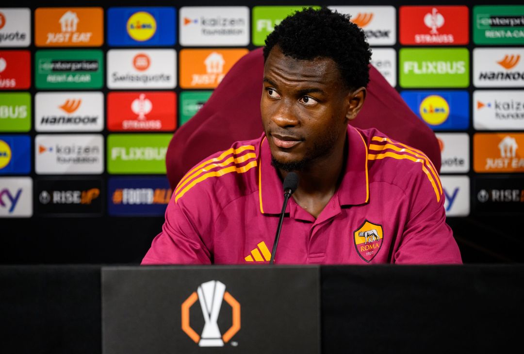 Roma-Lille, la conferenza stampa di Gasperini e Ndicka – FOTO GALLERY - immagine 8