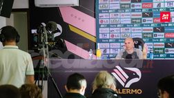 VIDEO Como-Palermo, le dichiarazioni integrali di mister Eugenio Corini alla vigilia