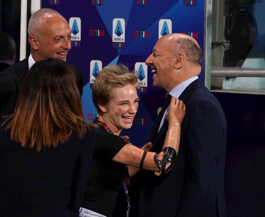 Bebe Vio e Beppe Marotta