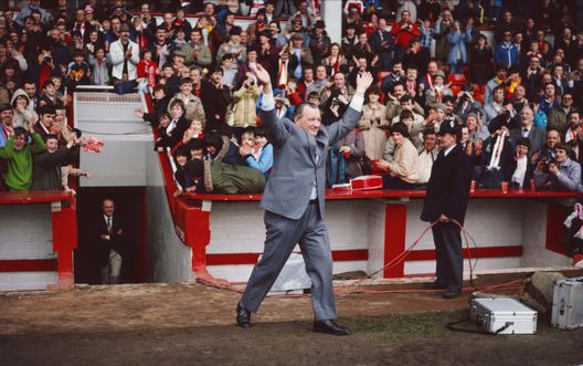 Bob Paisley, nel 1983, all'ultima stagione con il Liverpool. (Foto di Getty Images) Liverpool-Arsenal, sfida tra top XI: il pronostico dell’intelligenza artificiale- immagine 2