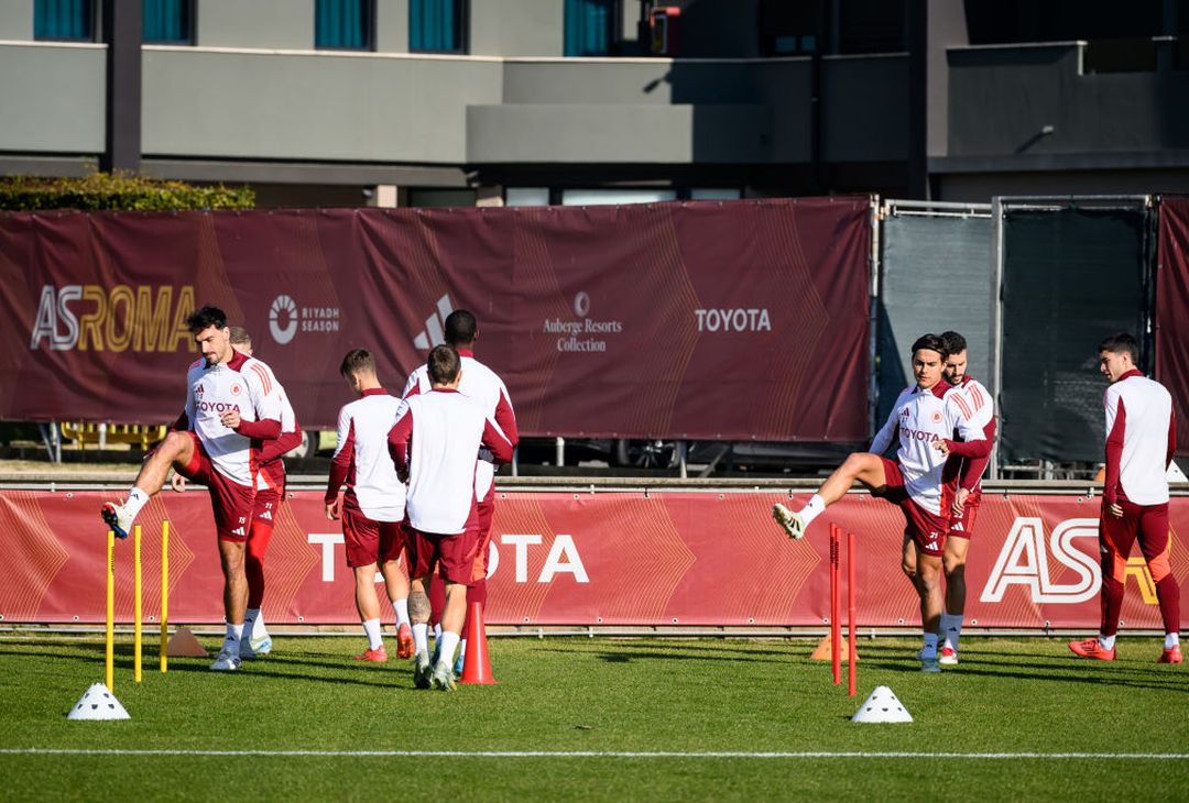 Roma, secondo allenamento dell’anno: Dovbyk torna in gruppo – FOTO GALLERY - immagine 18