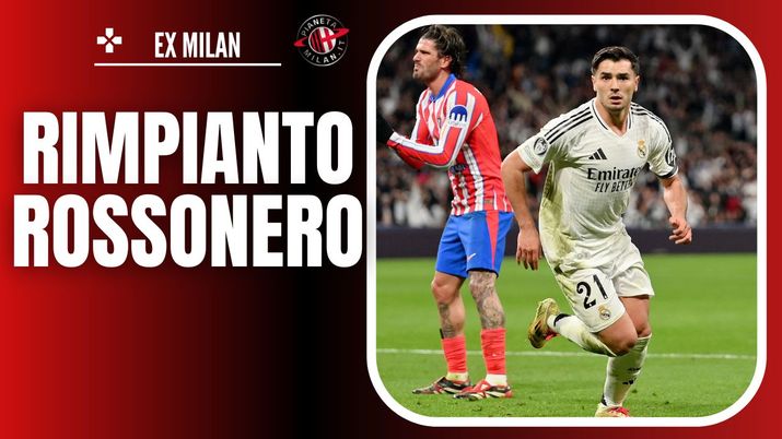 Brahim Diaz of Real Madrid celebrates scoring his team's second goal during the UEFA Champions League 2024/25 Round of 16 first leg match between Real Madrid C.F. and Atletico de Madrid at Santiago Bernabeu Stadium on March 04, 2025 in Madrid, Spain. (Photo by Denis Doyle/Getty Images) Brahim Díaz, il rimpianto del Milan? I tifosi: “Vorrei che non avesse mai lasciato Milano” - immagine 1