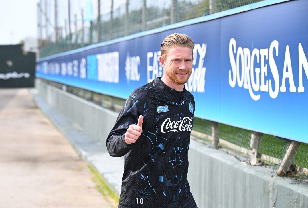 Le immagini dell'allenamento degli azzurri a Castel Volturno
