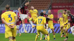 Serie A, Milan-Verona 2-2: Ibrahimovic salva i rossoneri