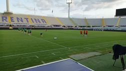 FOTO – Il Rapid Vienna in campo ai “Campini” questa mattina