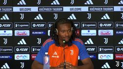 VIDEO / K. Thuram: “Da piccolo sognavo di giocare qui. E su Marcus…”