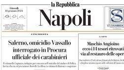 LA PRIMA PAGINA LA REPUBBLICA NAPOLI: “Supercoppa per gli azzurri obiettivo finale”