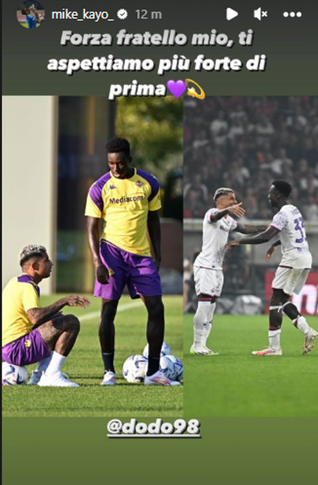 Kayode e l’augurio a Dodo: “Forza fratello, ti aspettiamo più forte” (FOTO)- immagine 2