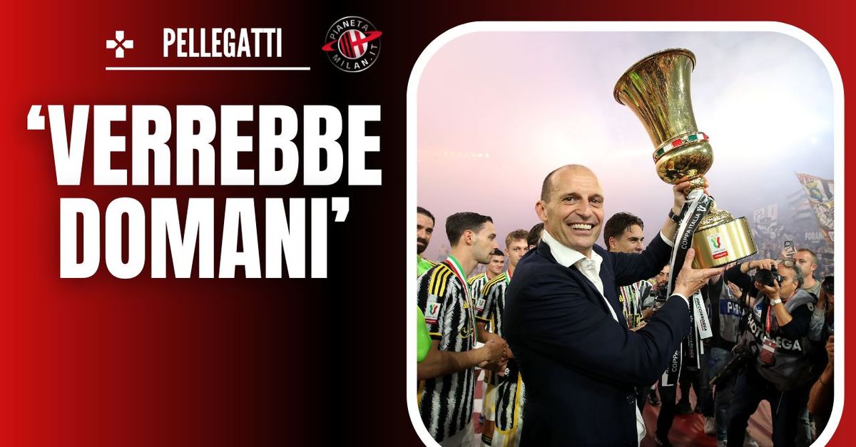 Milan, Pellegatti: “Allegri verrebbe domani. La società…”