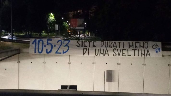 Derby, la Nord replica alla Sud: “Durati meno di una sveltina, avevate prenotato con Pellegatti” - immagine 1