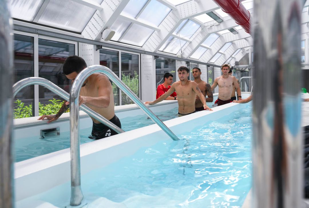 Roma, continua il ritiro: scarico dopo l’amichevole contro il Latina – FOTO GALLERY - immagine 39